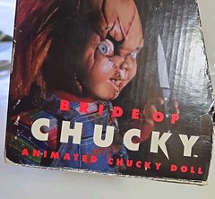 Animated Chucky Doll Bride of Chucky 2007 Gemmy 12″ Action Figure NOP