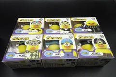 Tubbz Mini Cosplay Ducks “MINIONS” 6 Pk Gru Kevin Mel Stuart Dave & Phil – NIB