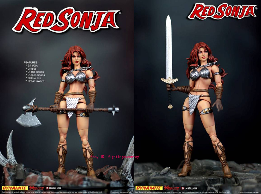 Executive Replicas Red SONJA ERLCRS01 1/12 Scale Action Figure Model INSTOCK