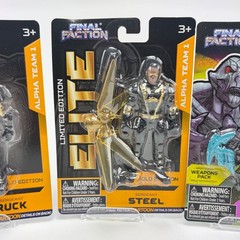 Final Faction Alpha Team 1 Kharn Action Figure Lot 7pc Elite Limited Edition NEW