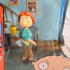 New/Sealed Family Guy Griffin Living Room 2011 Playmates Set w Lois Figure peter