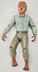 Universal Studios Monsters THE WOLF MAN Figure Cemetary Diorama 2003 Jakks