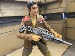 Star Wars Black Series Poe Dameron and Bb 8 – Poe Custom Painted – Ships Fast