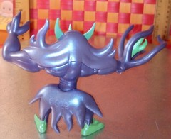 Action figure, Pokemon purple and green character, 4″h, 2021 by Jazwares LLC