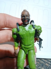 1983 Galoob A-Team Mr. T With Gun & Backpack Ba Baracus Vintage Action Figure