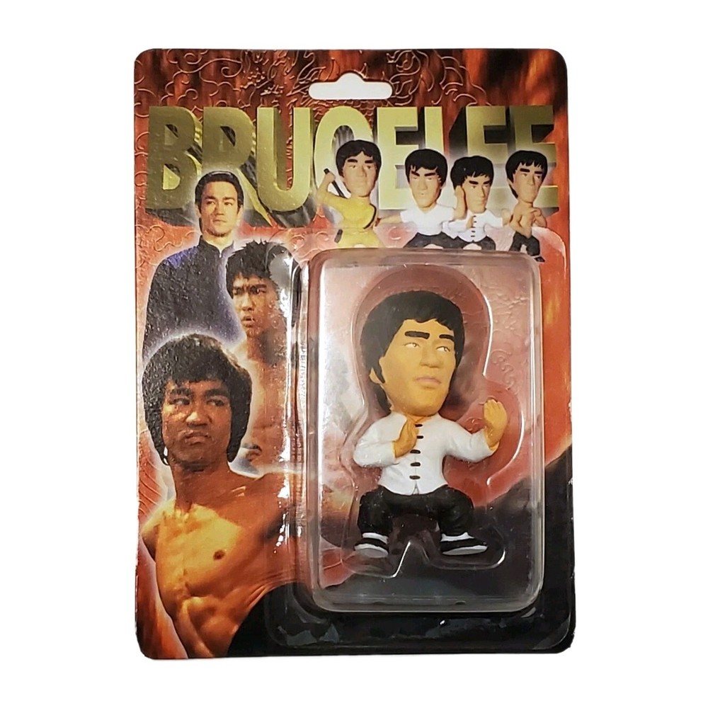 Rare Bruce Lee Kung Fu Outfit 3″ Nissho Japan Import Action Figure Vintage NEW