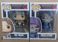 FUNKO POP Masters of the Universe MOVIE: HE-MAN #2020 & SKELETOR #2021 (NEW)