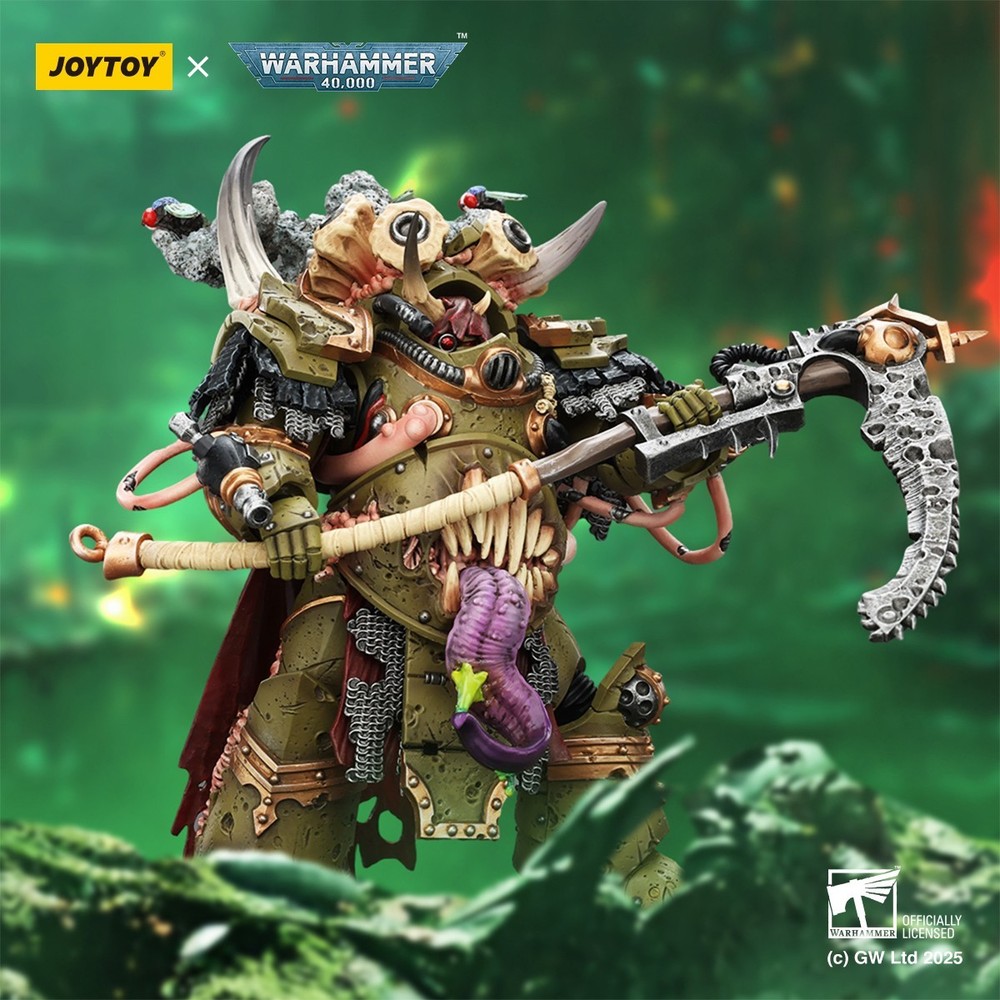 JOYTOY Warhammer 40K 1/18 Death Guard Deathshroud Terminator Champion Manreaper