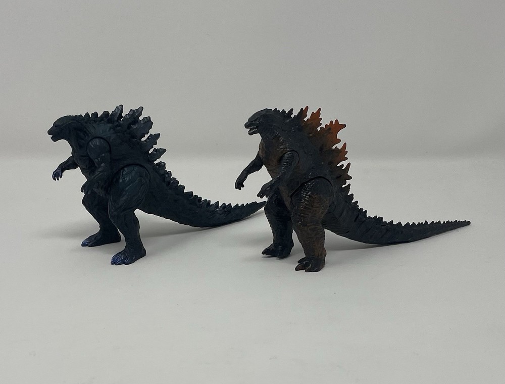 Toho 3 in Godzilla figures Lot Used