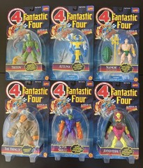 Fantastic Four Series 3 Complete Set Of 6 ToyBiz 1995 Thing Skrull High Grade