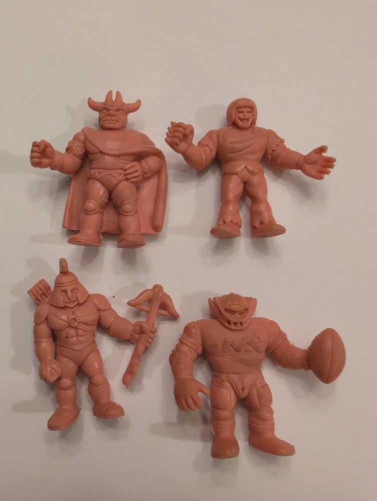 80’s M.U.S.C.L.E. Men Kinnikuman Flesh Color 2″ Lot Of 4 Mattel Lot C
