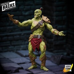 Bur’Zagi Mighty Orc Sovran -Vitruvian H.A.C.K.S. 1:18 Scale Action Figure