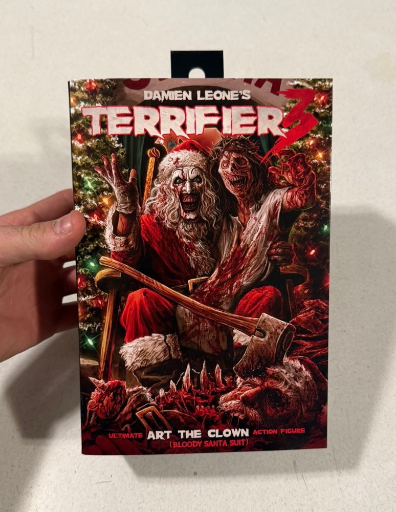 NECA Terrifier 3 Ultimate Art the Clown Bloody Santa Suit Walmart Exclusive