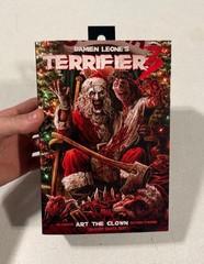 NECA Terrifier 3 Ultimate Art the Clown Bloody Santa Suit Walmart Exclusive