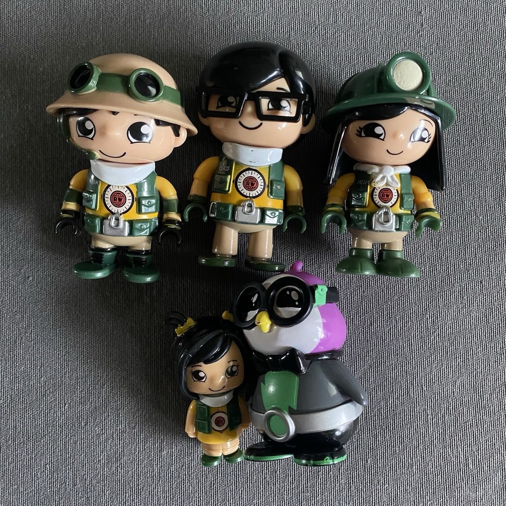 Ryan’s World Figures Lot Of 5 Safari Guide Family Toys Figures 3” Bonkers Toy