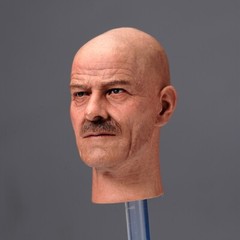 1/6 Scale Walter White Bryan Cranston Head Sculpt Model Toys