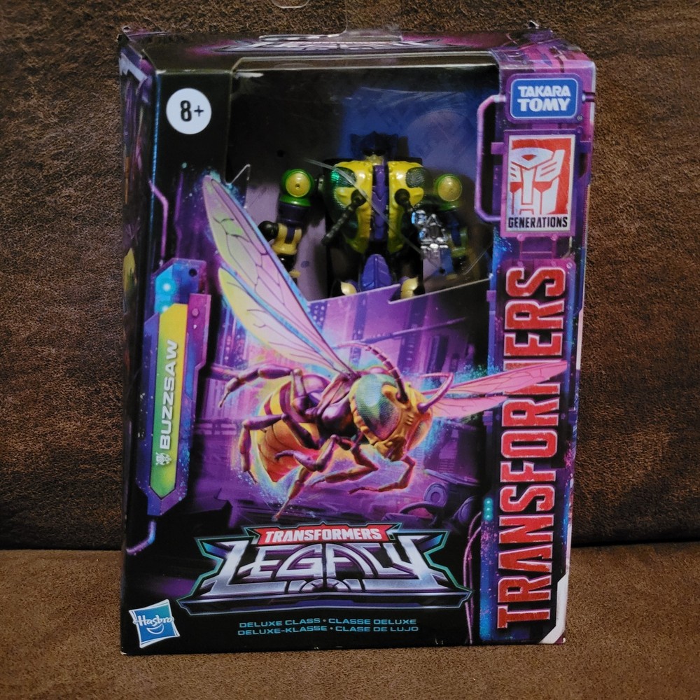 Hasbro Transformers Buzzsaw Transforming Legacy Yellow Green Purple