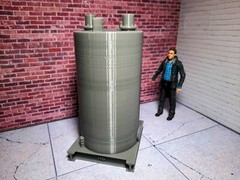 Vertical Boiler Model Prop 1/12 Scale Garage Display Dollhouse Diorama