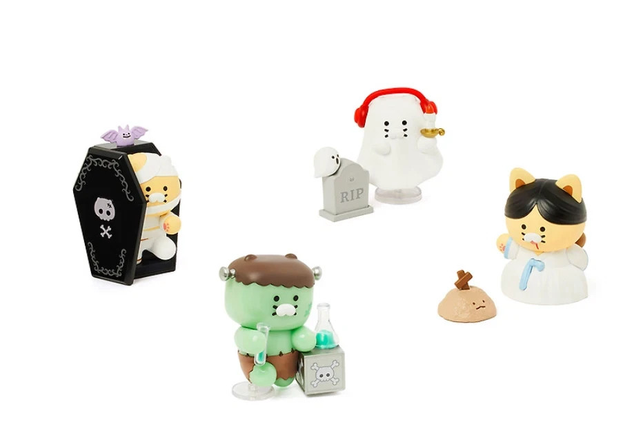 Kakao Friends Nyangnyang Special Random Figure 4 types Full Set Halloween