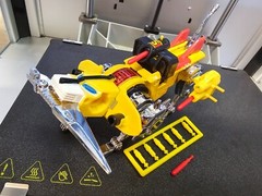 LOADED! NOS Original 1981 1985 Voltron Yellow Lion TOEI B D Golion Action Figure