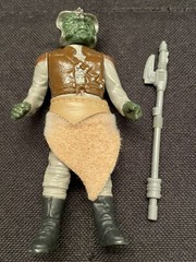 Vintage Star Wars 1983 Klaatu Jabba Palace Guard THIN SKIRT Original Kenner HK