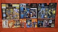 Lot 3 1990s Skybolt Action Figures Comics Brigid Double Impact Sisters Darkness