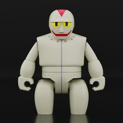 GSC BRICKROID TETSUJIN28 ROBOT SET ACTION FIGURE 50mm