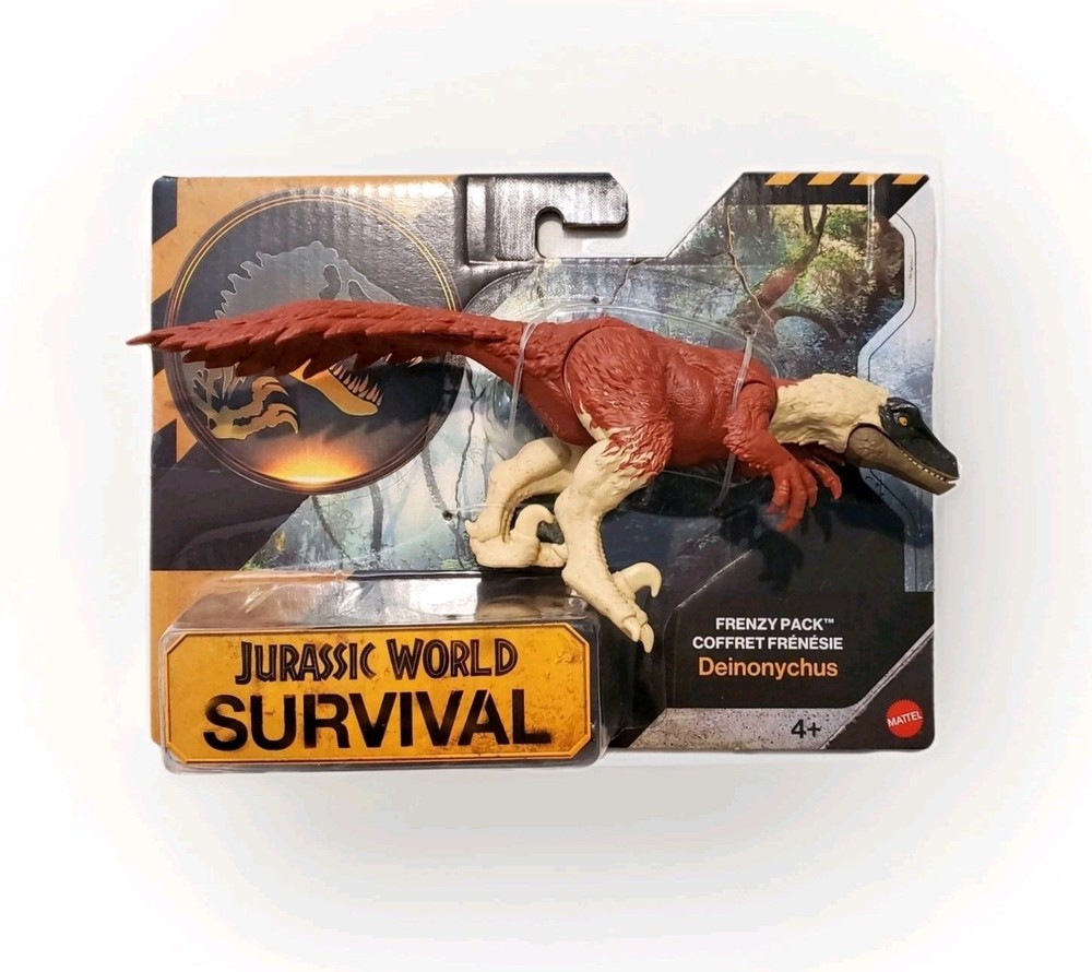 Jurassic World Survival Frenzy Pack Deinonychus Dinosaur Figure JKL61 🆕