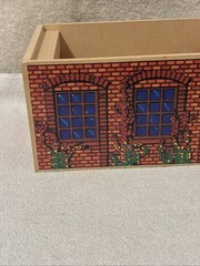 1999 Wooden Thomas Train “The Works” Double Engine Repair Shed (Britt Allcroft)