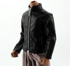 1/6 Short Coat Casual Leather Jacket Fit 12” Action Figure