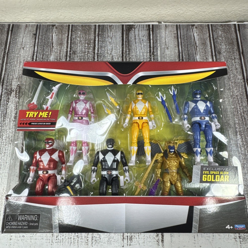 Playmates Mighty Morphin Power Rangers Re-Ignition Auto-Morphin Battle Pack- NEW
