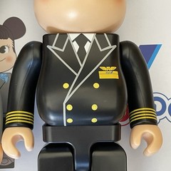BE@RBRICK ANA Nippon Airways CAPTAIN Poco-chan & Attendant Peko-chan 400% ONLY