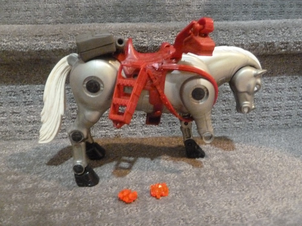 Bravestarr Thirty Thirty 30/30 Horse Mattel 1986 Vintage Saddle Missing Leg RARE