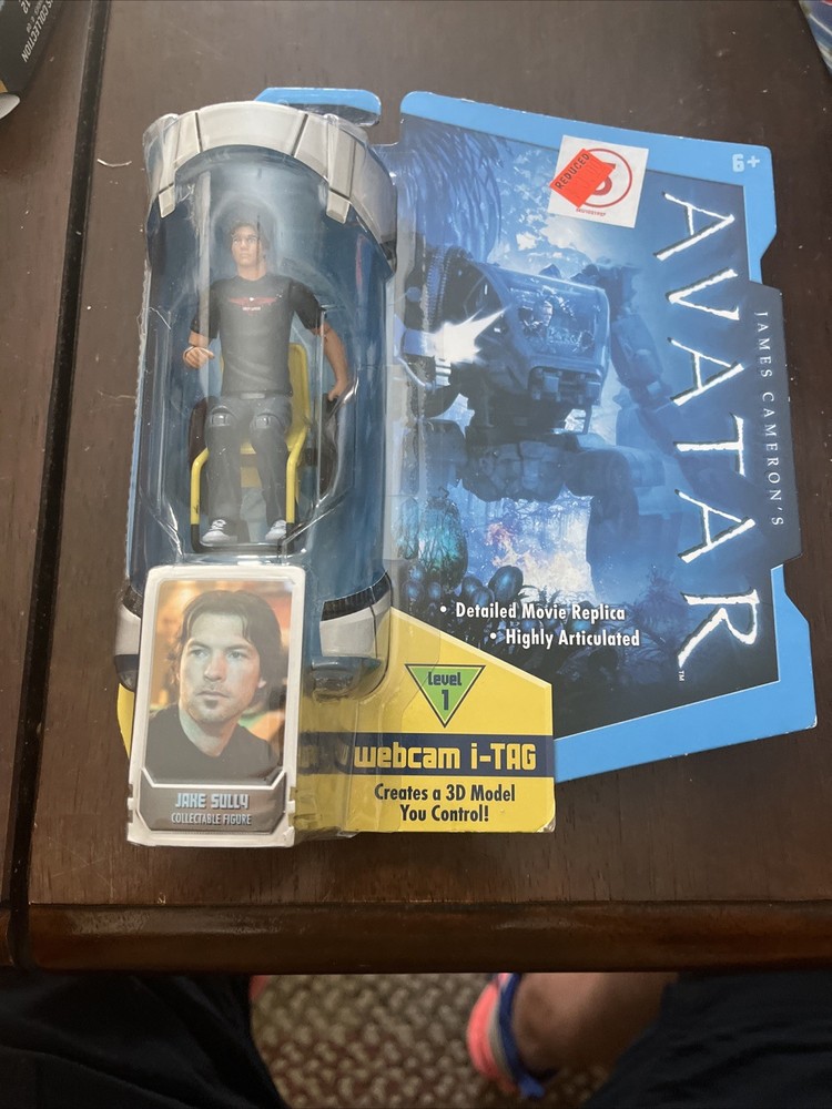 James Cameron’s AVATAR Jake Sully Action Figure webcam i-Tag R2291 Mattel
