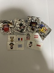 Lot of 4 Ryans World Tour Figure Austria Indonesia Argentina France