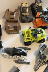 Lot of 10 Vintage 80s/90s GI Joe Vehicles & Parts Incomplete As Is