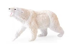 Polar Bear Toy Action Figure 7″ Small Animal Figurine Doll Gift for Kids
