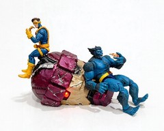 Sentinel Head Diorama Battle Damaged Effect With LED for 1:12 Action Figure