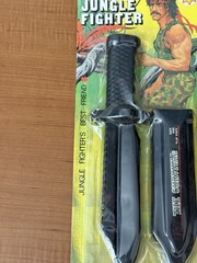 Vintage Bootleg Rambo Toy Jungle Knife New Sealed 80s
