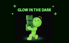 Smiski Moving Series Glow in the Dark Mini Figure Random 1pc Blind Box