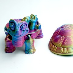 3D Printed Tortoise Model,Articulated Animals figure,Fidget Toys Home Decor