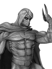 3D Printed Fan Art Moon Knight Sculpture by Wicked3d