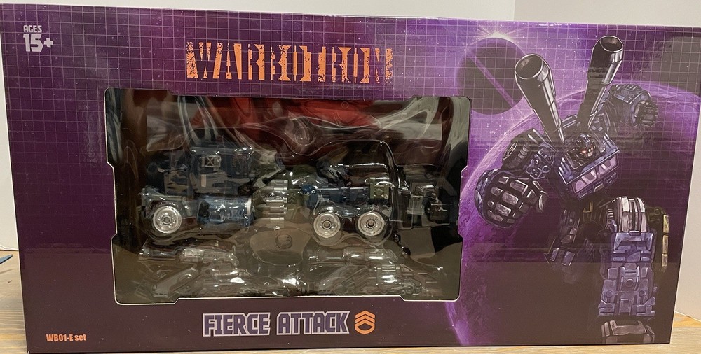 Warbotron WB01-E. Fierce Attack (Onslaught). Bruticus. Original Release.