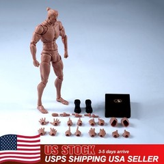 USA Romankey X COWL 1/12 Dark Male Head Body Flexible Jointed 6in Action Figure