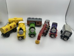 Thomas & Friends Wooden Train Cars Lot Of 8- Rocky Percy Molly Troublesome Truck