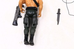 Vintage Rambo The Force of Freedom Rambo 1986 Coleco Figure Near Complete