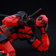 Deadpool Wolverine Dummy13 3D Printed Action Figure Toy