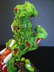 ZOMBIE RISING HAND Custom Kidrobot Santa Cruz Skateboards Screaming Hand Figure