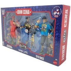 WWE Elite Collection World Life John Cena Action Figure 2 Pack Mattel New Sealed