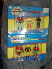 MCFARLANE DC SUPER POWERS 3 PACK- SET 1 and SET 2 (UNOPENED) MCFARLANE TOYS